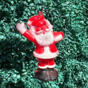 Vintage Santa ornament, 1950s candy Santa